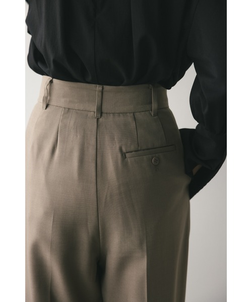 STYLEMIXER（スタイルミキサー）の「ベーシック2タックスラックス（スラックス・レディース・アイボリー/グレー/ベージュ/カーキ・SMALL/X-SMALL/MEDIUM）」の12枚目の写真