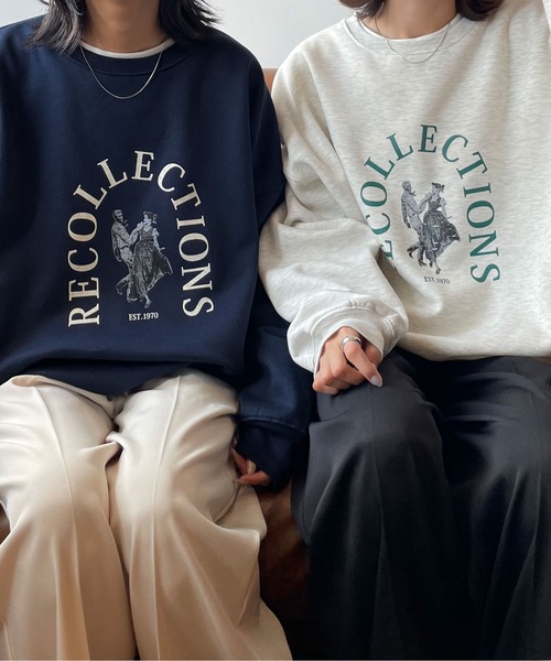 Chillfar(チルファー)の「アーチロゴスウェット(スウェット・レディース・レッド/レッド系/アイボリー/チャコール/ピンク/アイボリー系2/ホワイト系/ブラック系/ネイビー/オートミール/アイボリー系/ベージュ/グリーン/ホワイト/ネイビー系/杢グレー/グリーン系/グレー系/ブルー/アイボリー系1・FREE)」の15枚目の写真