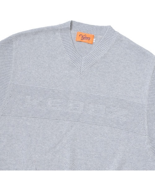 KEBOZ（ケボズ）の「KAC KNIT VEST（ベスト・メンズ・グリーン/オレンジ/ブラック/バーガンディー/グレー・XL/M/L）」の8枚目の写真