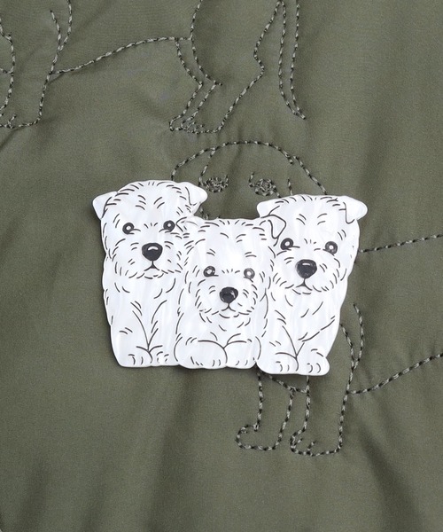 didizizi（ディディジジ）の「DOGS　ブローチ（ブローチ/コサージュ・レディース・ホワイト・FREE）」の3枚目の写真