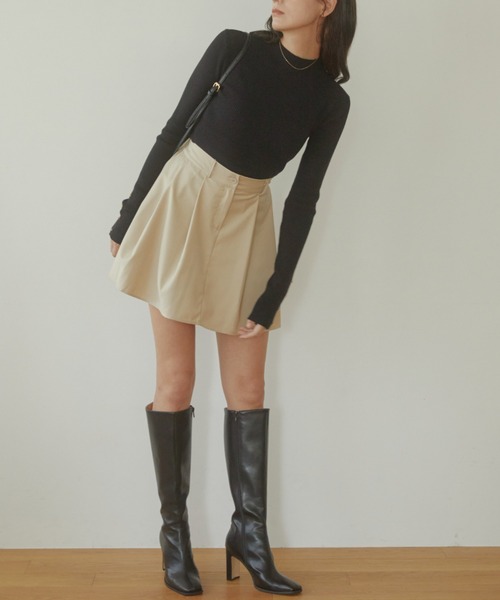 ACYM（アシーム）の「Marshmarrow button sleeve ニット（ニット/セーター・レディース・ブラウン/アイボリー/ブラック・FREE）」の14枚目の写真