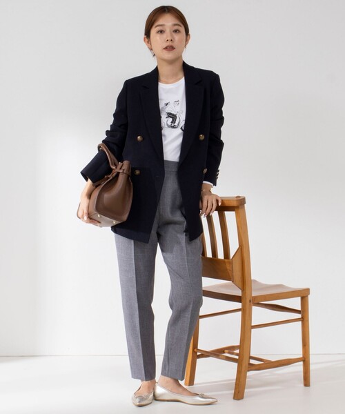 NOLLEY’S（ノーリーズ）の「K.KプリントロンT（Tシャツ/カットソー・レディース・ベージュ/アイボリー/イエロー/オフホワイト・38）」の10枚目の写真