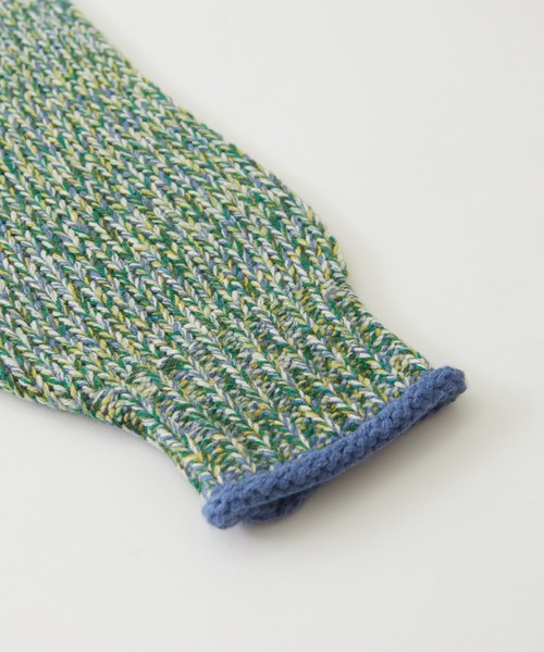 CUBE SUGAR（キューブシュガー）の「バルキーミックスニットライン入りカーディガン（カーディガン/ボレロ・レディース・レッド/グリーン/イエロー・M）」の18枚目の写真