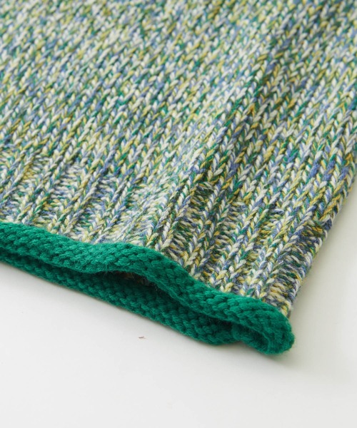 CUBE SUGAR（キューブシュガー）の「バルキーミックスニットライン入りカーディガン（カーディガン/ボレロ・レディース・レッド/グリーン/イエロー・M）」の19枚目の写真