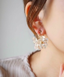 jolie minette/お花デザイン ゴールド イヤリング