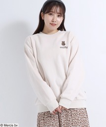Miffy（ ミッフィー）の「MIFFY（ミッフィー）キャラクターワンポイント・バックプリント スウェットトレーナー（裏起毛）（スウェット）」