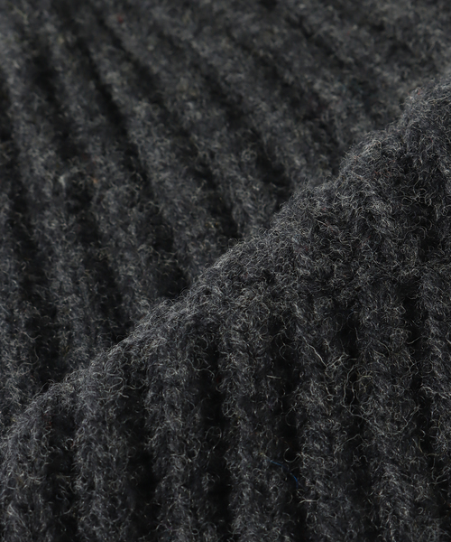 JOURNAL STANDARD relume（ジャーナルスタンダード　レリューム）の「HAMILTON KNIT フライトキャップ（ニットキャップ/ビーニー・メンズ・グレー/ブラック系その他/ブルー・FREE）」の9枚目の写真
