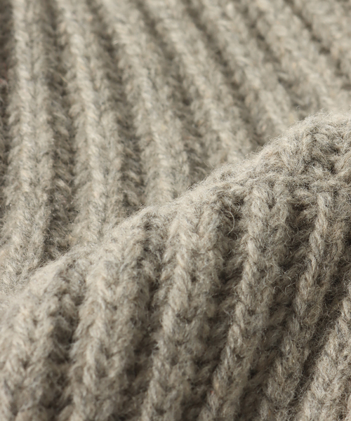 JOURNAL STANDARD relume（ジャーナルスタンダード　レリューム）の「HAMILTON KNIT フライトキャップ（ニットキャップ/ビーニー・メンズ・グレー/ブラック系その他/ブルー・FREE）」の10枚目の写真