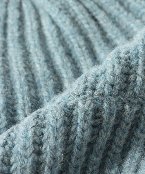 JOURNAL STANDARD relume（ジャーナルスタンダード　レリューム）の「HAMILTON KNIT フライトキャップ（ニットキャップ/ビーニー・メンズ・グレー/ブラック系その他/ブルー・FREE）」の11枚目の写真