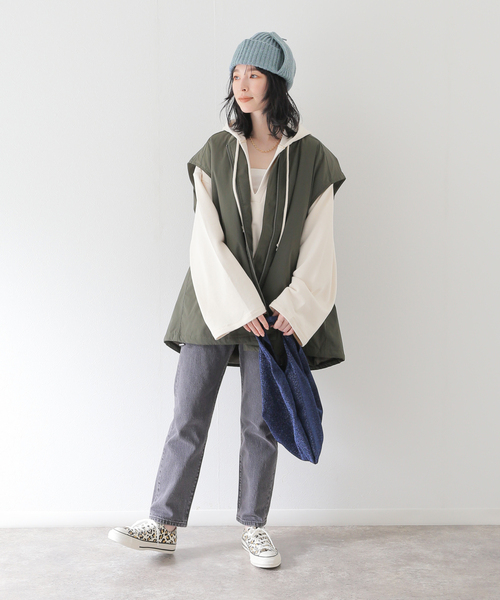 JOURNAL STANDARD relume（ジャーナルスタンダード　レリューム）の「HAMILTON KNIT フライトキャップ（ニットキャップ/ビーニー・メンズ・グレー/ブラック系その他/ブルー・FREE）」の18枚目の写真
