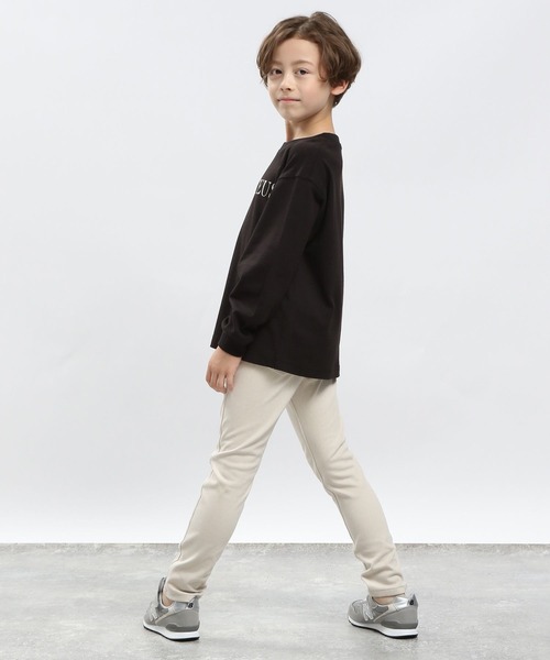 GLOBAL WORK Smile Seed Store（グローバルワーク スマイルシードストア）の「コットンプリントTシャツ長袖/キッズ/905236（Tシャツ/カットソー・キッズ・ブラック/ダークグレー/ホワイト系その他7/ホワイト系その他6・150cm/130cm/100cm/120cm/110cm/140cm）」の5枚目の写真