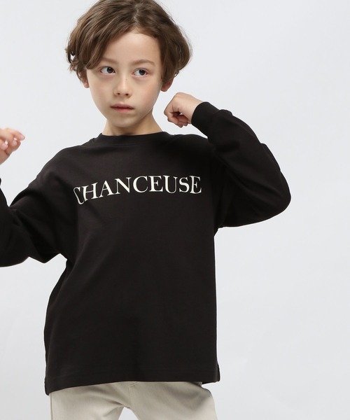 GLOBAL WORK Smile Seed Store（グローバルワーク スマイルシードストア）の「コットンプリントTシャツ長袖/キッズ/905236（Tシャツ/カットソー・キッズ・ブラック/ダークグレー/ホワイト系その他7/ホワイト系その他6・150cm/130cm/100cm/120cm/110cm/140cm）」の6枚目の写真