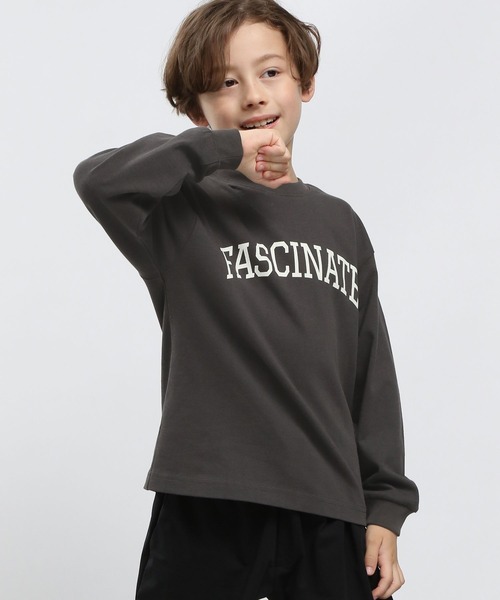 GLOBAL WORK Smile Seed Store（グローバルワーク スマイルシードストア）の「コットンプリントTシャツ長袖/キッズ/905236（Tシャツ/カットソー・キッズ・ブラック/ダークグレー/ホワイト系その他7/ホワイト系その他6・150cm/130cm/100cm/120cm/110cm/140cm）」の11枚目の写真