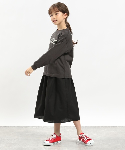 GLOBAL WORK Smile Seed Store（グローバルワーク スマイルシードストア）の「コットンプリントTシャツ長袖/キッズ/905236（Tシャツ/カットソー・キッズ・ブラック/ダークグレー/ホワイト系その他7/ホワイト系その他6・150cm/130cm/100cm/120cm/110cm/140cm）」の15枚目の写真