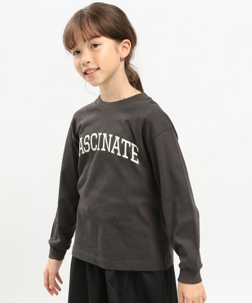 GLOBAL WORK Smile Seed Store（グローバルワーク スマイルシードストア）の「コットンプリントTシャツ長袖/キッズ/905236（Tシャツ/カットソー・キッズ・ブラック/ダークグレー/ホワイト系その他7/ホワイト系その他6・150cm/130cm/100cm/120cm/110cm/140cm）」の16枚目の写真