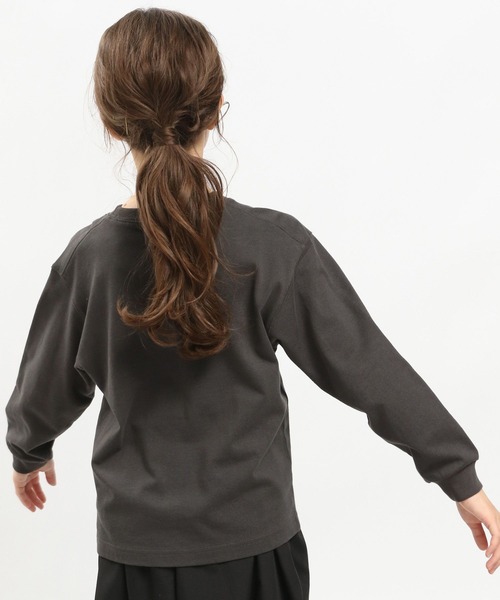 GLOBAL WORK Smile Seed Store（グローバルワーク スマイルシードストア）の「コットンプリントTシャツ長袖/キッズ/905236（Tシャツ/カットソー・キッズ・ブラック/ダークグレー/ホワイト系その他7/ホワイト系その他6・150cm/130cm/100cm/120cm/110cm/140cm）」の17枚目の写真
