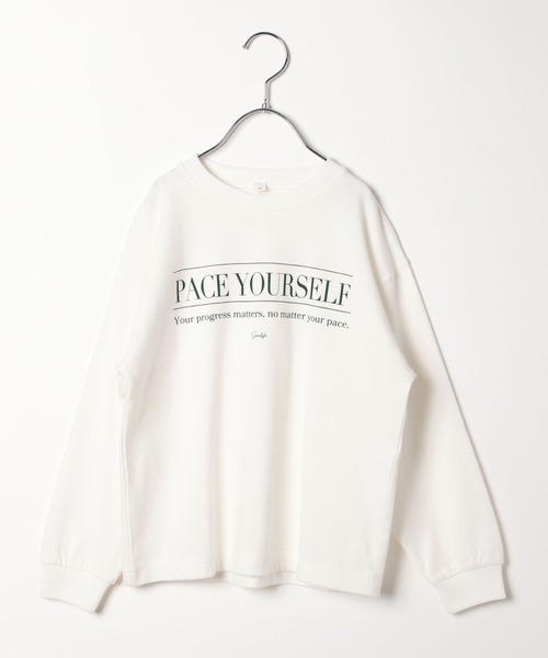 GLOBAL WORK Smile Seed Store（グローバルワーク スマイルシードストア）の「コットンプリントTシャツ長袖/キッズ/905236（Tシャツ/カットソー・キッズ・ブラック/ダークグレー/ホワイト系その他7/ホワイト系その他6・150cm/130cm/100cm/120cm/110cm/140cm）」の18枚目の写真