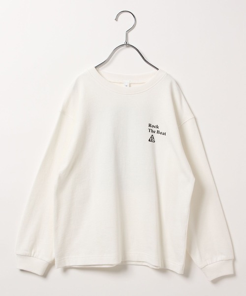 GLOBAL WORK Smile Seed Store（グローバルワーク スマイルシードストア）の「コットンプリントTシャツ長袖/キッズ/905236（Tシャツ/カットソー・キッズ・ブラック/ダークグレー/ホワイト系その他7/ホワイト系その他6・150cm/130cm/100cm/120cm/110cm/140cm）」の19枚目の写真