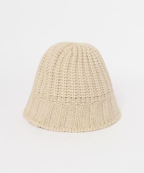 ITEMS URBANRESEARCH（アイテムズ アーバンリサーチ）の「ニットバケットハット（ハット・レディース・ブラック/アイボリー・-）」の5枚目の写真
