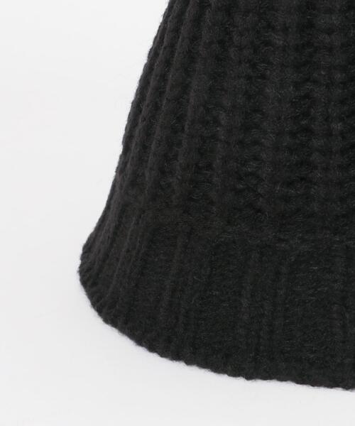 ITEMS URBANRESEARCH（アイテムズ アーバンリサーチ）の「ニットバケットハット（ハット・レディース・ブラック/アイボリー・-）」の9枚目の写真