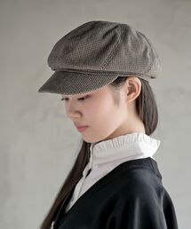 千鳥柄キャスケット