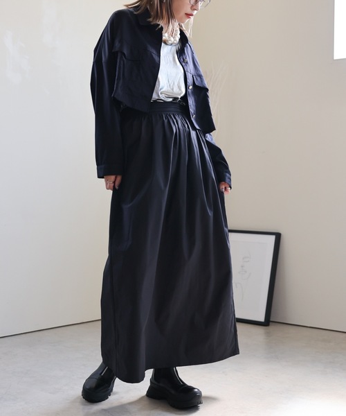 ULEULA(ウルア)の「オーロラショートシャツジャケット(シャツ/ブラウス・レディース・ブラウン/カーキ/ブラック・FREE)」の11枚目の写真