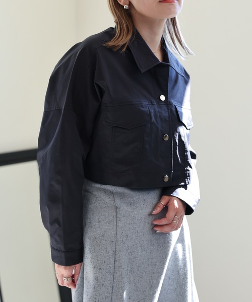 ULEULA(ウルア)の「オーロラショートシャツジャケット(シャツ/ブラウス・レディース・ブラウン/カーキ/ブラック・FREE)」の16枚目の写真