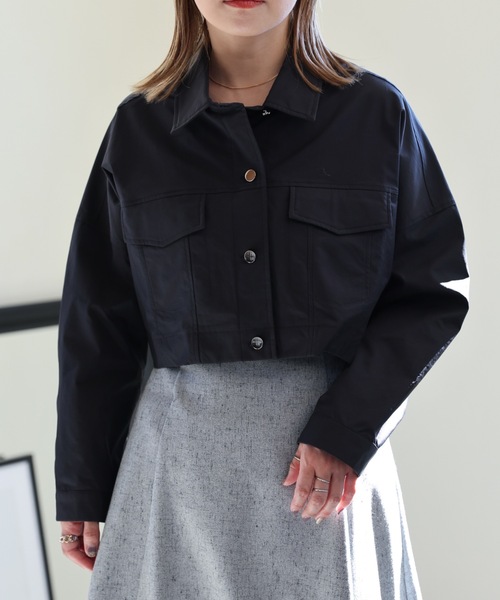 ULEULA(ウルア)の「オーロラショートシャツジャケット(シャツ/ブラウス・レディース・ブラウン/カーキ/ブラック・FREE)」の17枚目の写真