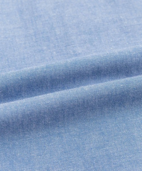 Rocky Monroe(ロッキーモンロー)の「Healthknit ヘルスニットプロダクト 日本製 国産 ダンガリーボタンダウンシャツ(シャツ/ブラウス・メンズ・ネイビー/ブルー・M/L/XL)」の9枚目の写真