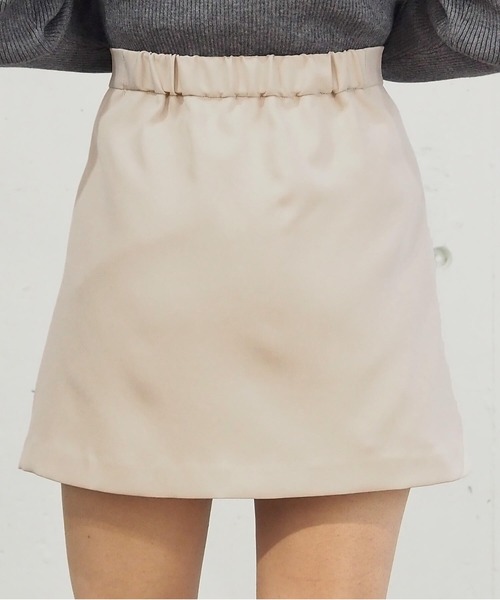 tiptop（ティップトップ）の「【web限定アイテム/2サイズ展開】台形ミニスカパン（スカート・レディース・アイボリー/ブラック/チャコールグレー・S/M）」の17枚目の写真