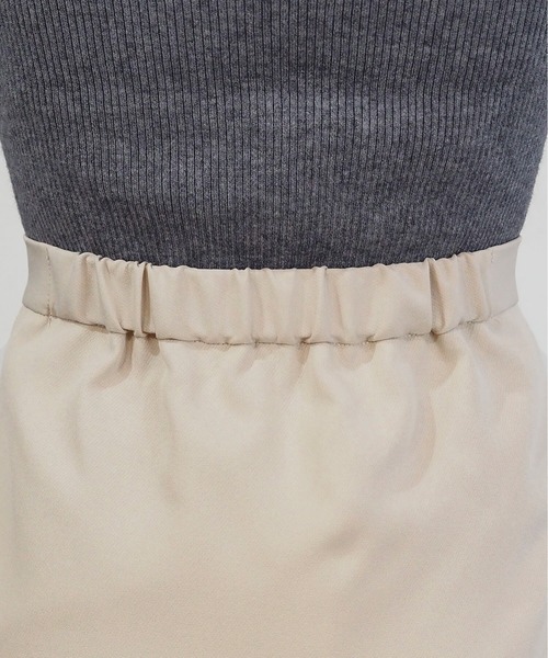 tiptop（ティップトップ）の「【web限定アイテム/2サイズ展開】台形ミニスカパン（スカート・レディース・アイボリー/ブラック/チャコールグレー・S/M）」の18枚目の写真