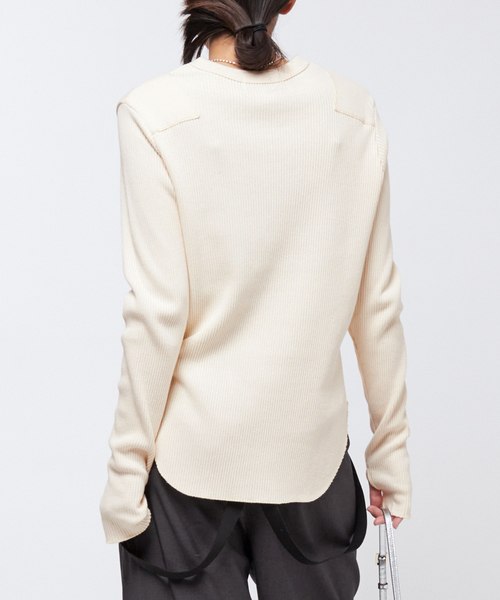 ジュン　　アメリカーナ　3/4 SleeveSweat プルオーバー USAコットン バルーンスリーブプルオーバー | sum