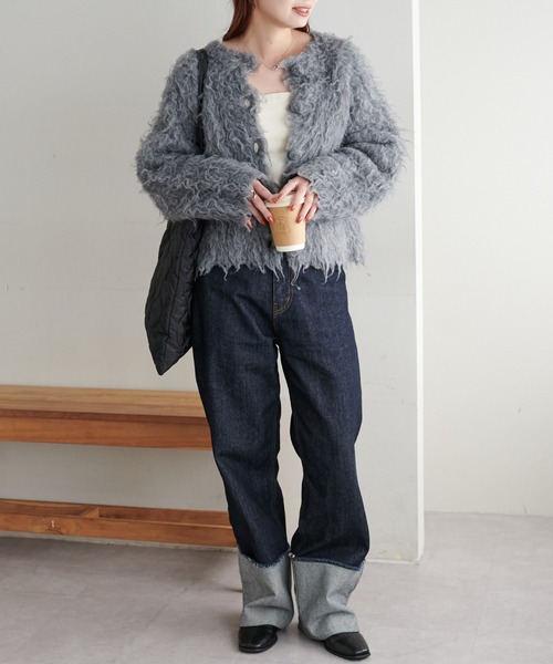 DISCOAT(ディスコート)の「キルティングトートバッグ(トートバッグ・レディース・アイボリー/ブラック/カーキ・FREE)」の19枚目の写真