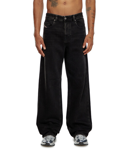 DIESEL（ディーゼル）の「メンズ デニム ルーズ ストレート 2001 D-MACRO（デニムパンツ・メンズ・ブラック・28inch/32inch/34inch/30inch/29inch/31inch/36inch/26inch/27inch）」の9枚目の写真