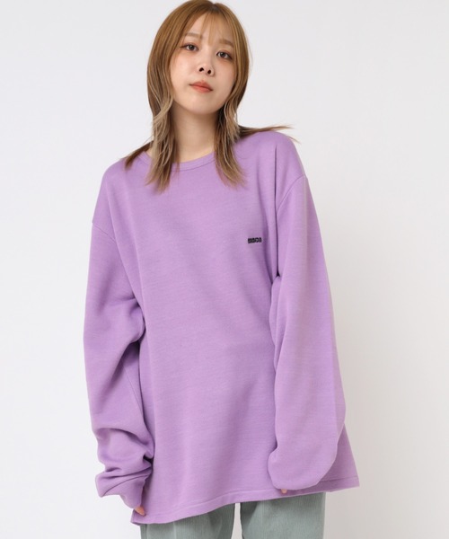 RNA(アールエヌエー)の「M2137 天竺裏毛プルオーバー(スウェット・レディース・レッド/ベージュ/ラベンダー・MEDIUM)」の13枚目の写真