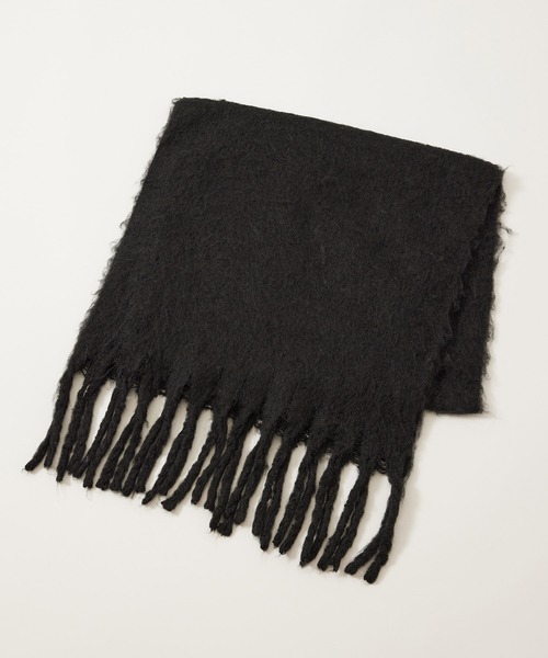 JUNRED(ジュンレッド)の「ボリュームカラーマフラー(マフラー・メンズ・ライトグレー/グリーン/オレンジ/ホワイト/ブラック・FREE)」の16枚目の写真