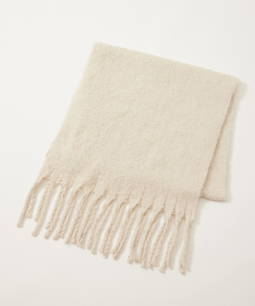 JUNRED(ジュンレッド)の「ボリュームカラーマフラー(マフラー・メンズ・ライトグレー/グリーン/オレンジ/ホワイト/ブラック・FREE)」の17枚目の写真