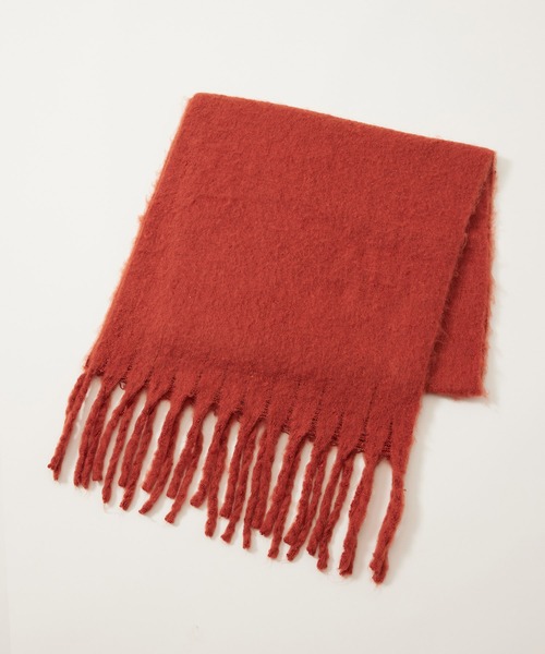 JUNRED(ジュンレッド)の「ボリュームカラーマフラー(マフラー・メンズ・ライトグレー/グリーン/オレンジ/ホワイト/ブラック・FREE)」の19枚目の写真