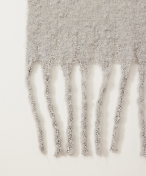 JUNRED(ジュンレッド)の「ボリュームカラーマフラー(マフラー・メンズ・ライトグレー/グリーン/オレンジ/ホワイト/ブラック・FREE)」の21枚目の写真