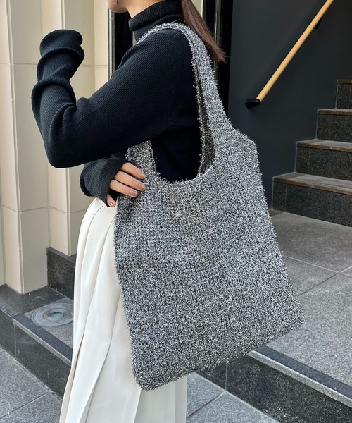 CAPRICIEUX LE'MAGE（カプリシューレマージュ）の「ラメトートバッグ（トートバッグ・レディース・シルバー/ゴールド・FREE）」の6枚目の写真