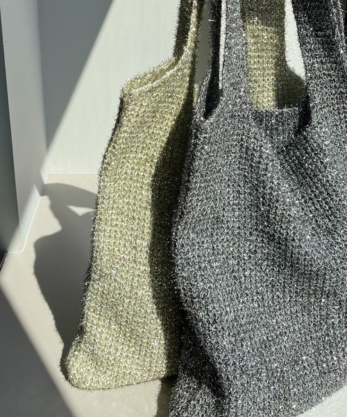 CAPRICIEUX LE'MAGE（カプリシューレマージュ）の「ラメトートバッグ（トートバッグ・レディース・シルバー/ゴールド・FREE）」の8枚目の写真