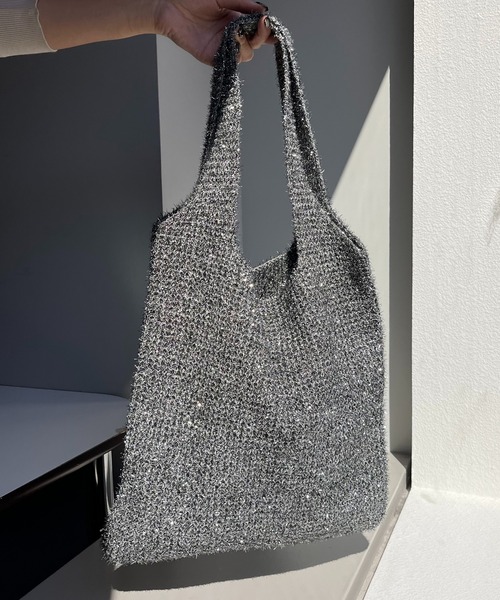 CAPRICIEUX LE'MAGE（カプリシューレマージュ）の「ラメトートバッグ（トートバッグ・レディース・シルバー/ゴールド・FREE）」の10枚目の写真