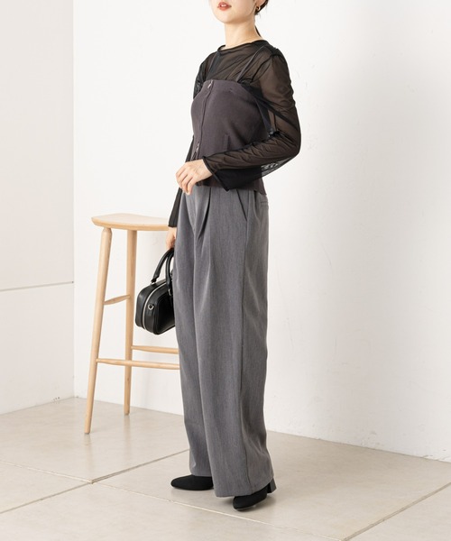 セール】Wジップベアニットキャミ（キャミソール）｜Chico（チコ）の