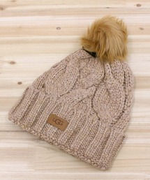 UGG | ケーブルビーニー ポム W CABLE BEANIE W POM(ニットキャップ/ビーニー)