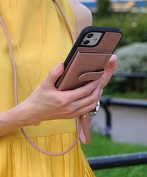 RICKERS（リッカーズ）の「【RICKERS/リッカーズ】牛革 ストラップ付スマホケース　iPhone14proMAX（スマホケース/カバー）」