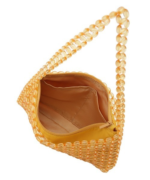 emmi（エミ）の「【emmi atelier】ワンショルダービーズバッグ（ハンドバッグ・レディース・ブルー/クリア/オレンジ・FREE）」の15枚目の写真