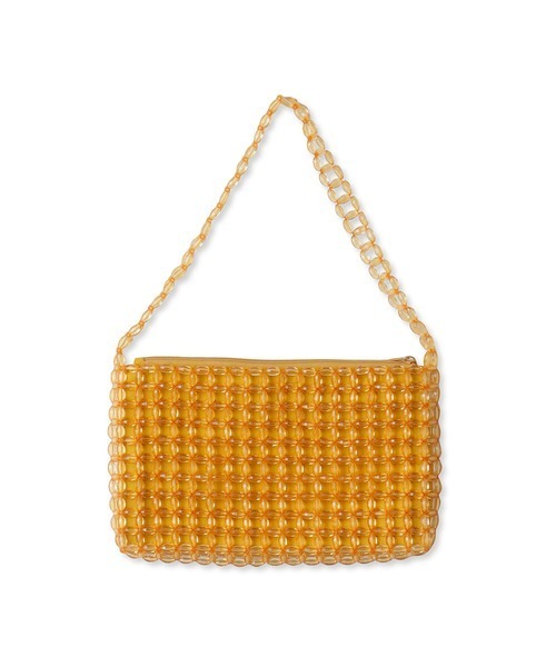 emmi（エミ）の「【emmi atelier】ワンショルダービーズバッグ（ハンドバッグ・レディース・ブルー/クリア/オレンジ・FREE）」の19枚目の写真