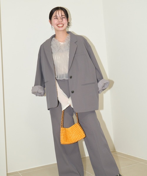 emmi（エミ）の「【emmi atelier】ワンショルダービーズバッグ（ハンドバッグ・レディース・ブルー/クリア/オレンジ・FREE）」の21枚目の写真