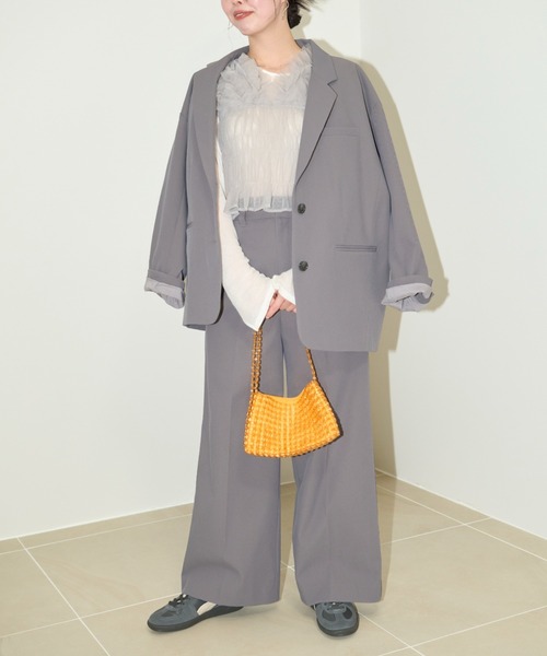 emmi（エミ）の「【emmi atelier】ワンショルダービーズバッグ（ハンドバッグ・レディース・ブルー/クリア/オレンジ・FREE）」の22枚目の写真