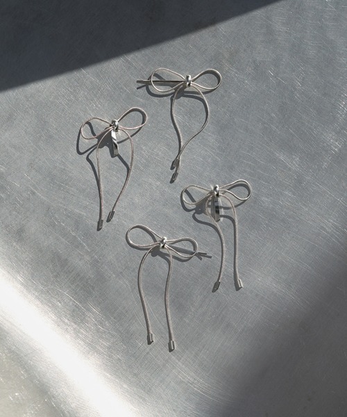 GOLDY（ゴールディ）の「コード ミニ リボン へアカフ & ヘアピン（その他ヘアアクセサリー・レディース・ブラック/シルバー/ゴールド・FREE）」の20枚目の写真